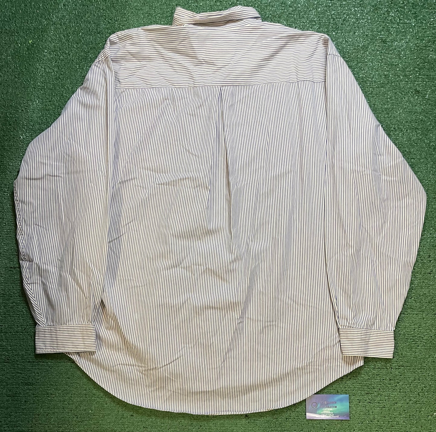 Eddie Bauer AKA white blue button up