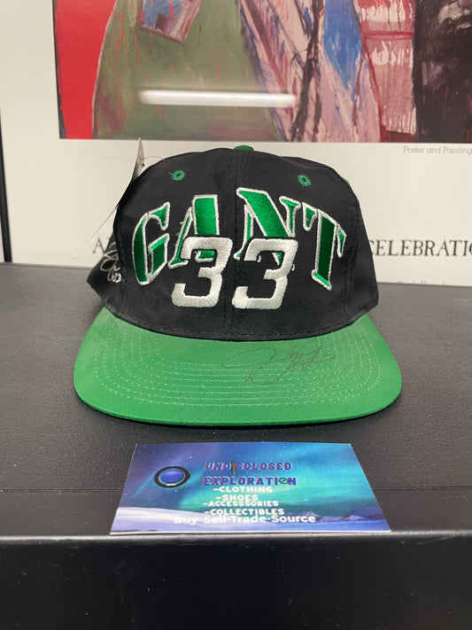 vintage 1990s Harry Gant #33 NASCAR black and green hat