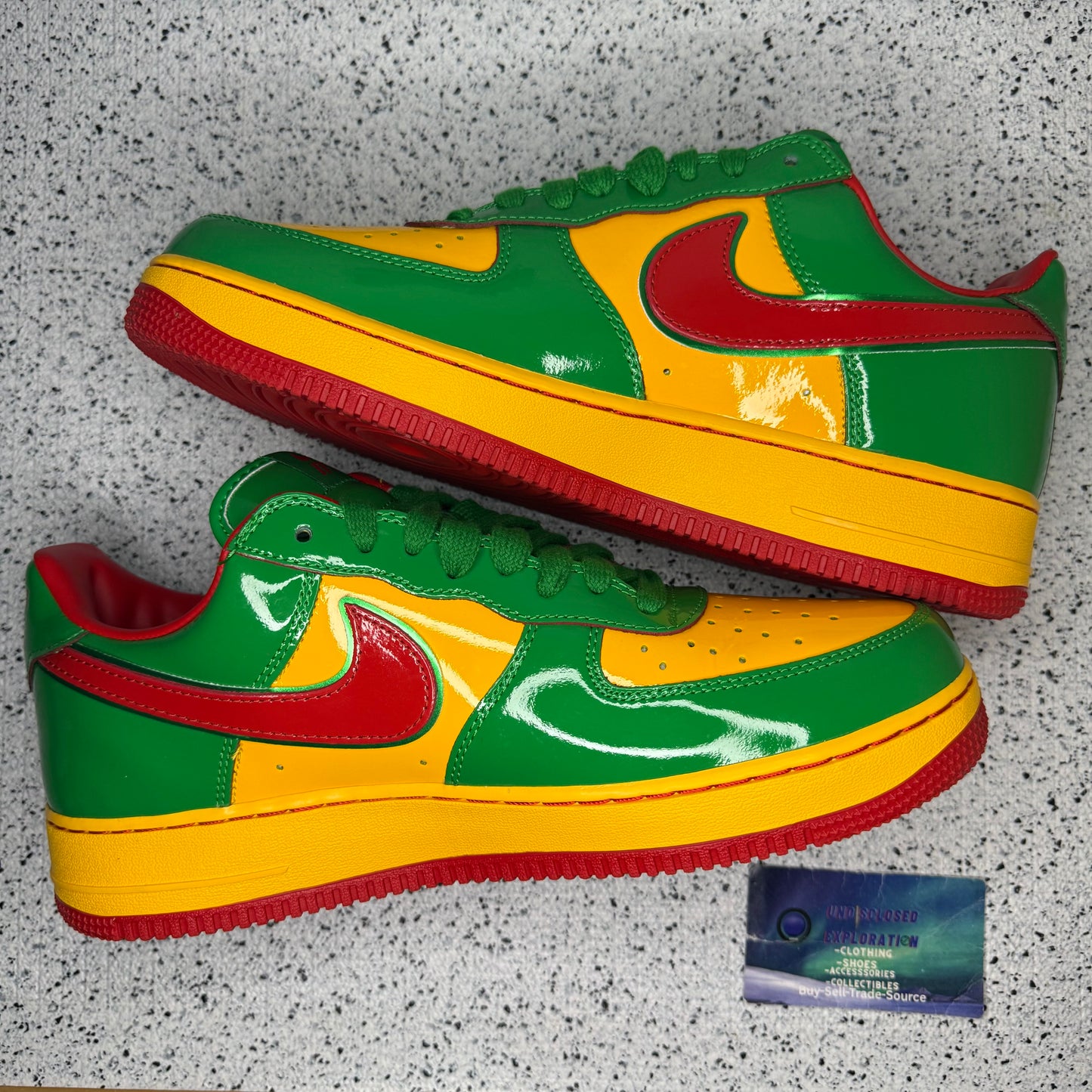 Nike Air Force 1 Lil Yachty Concrete Boys Lucky Green 11 Men “Preowned”