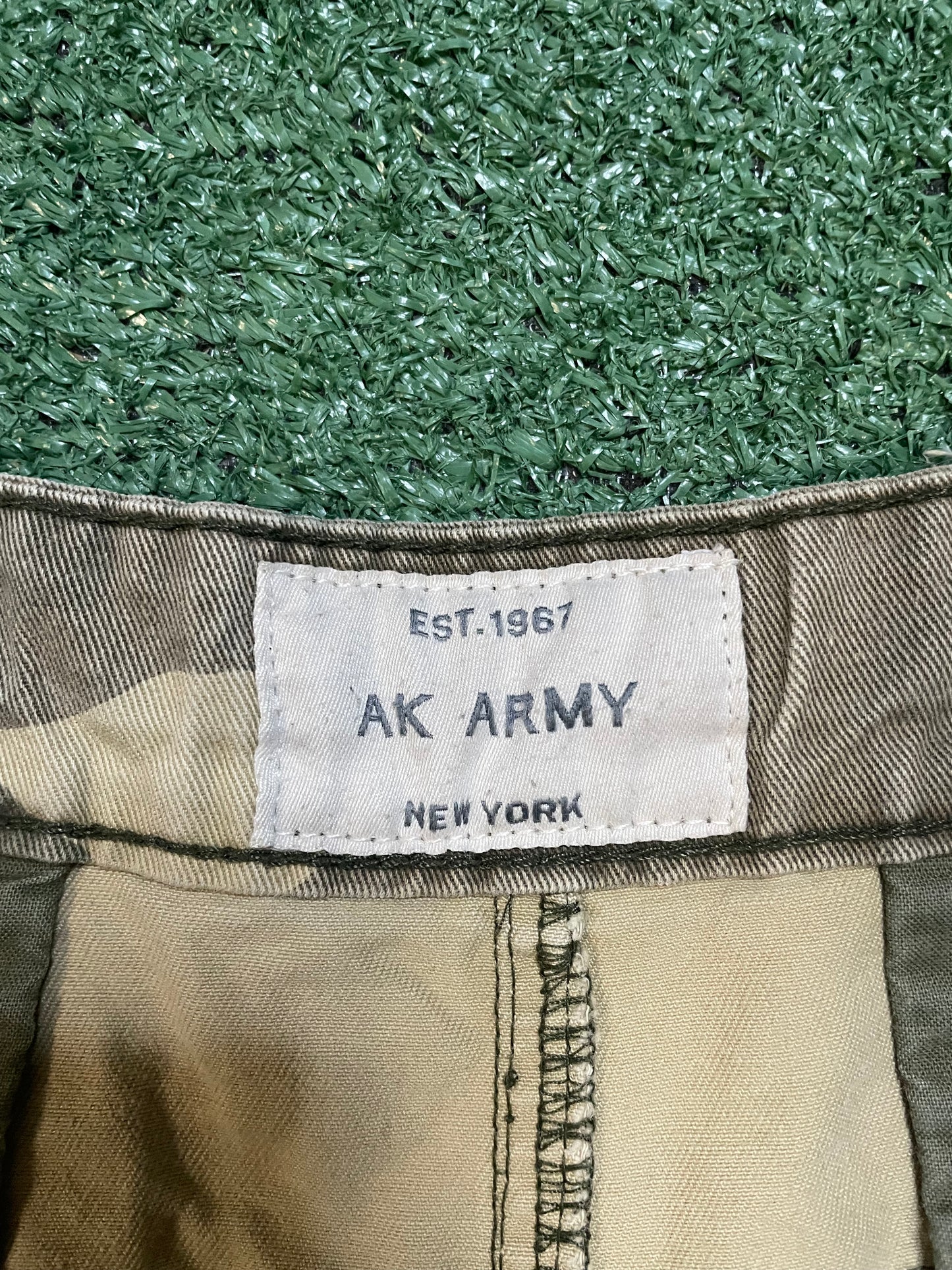 Camo cargo shorts