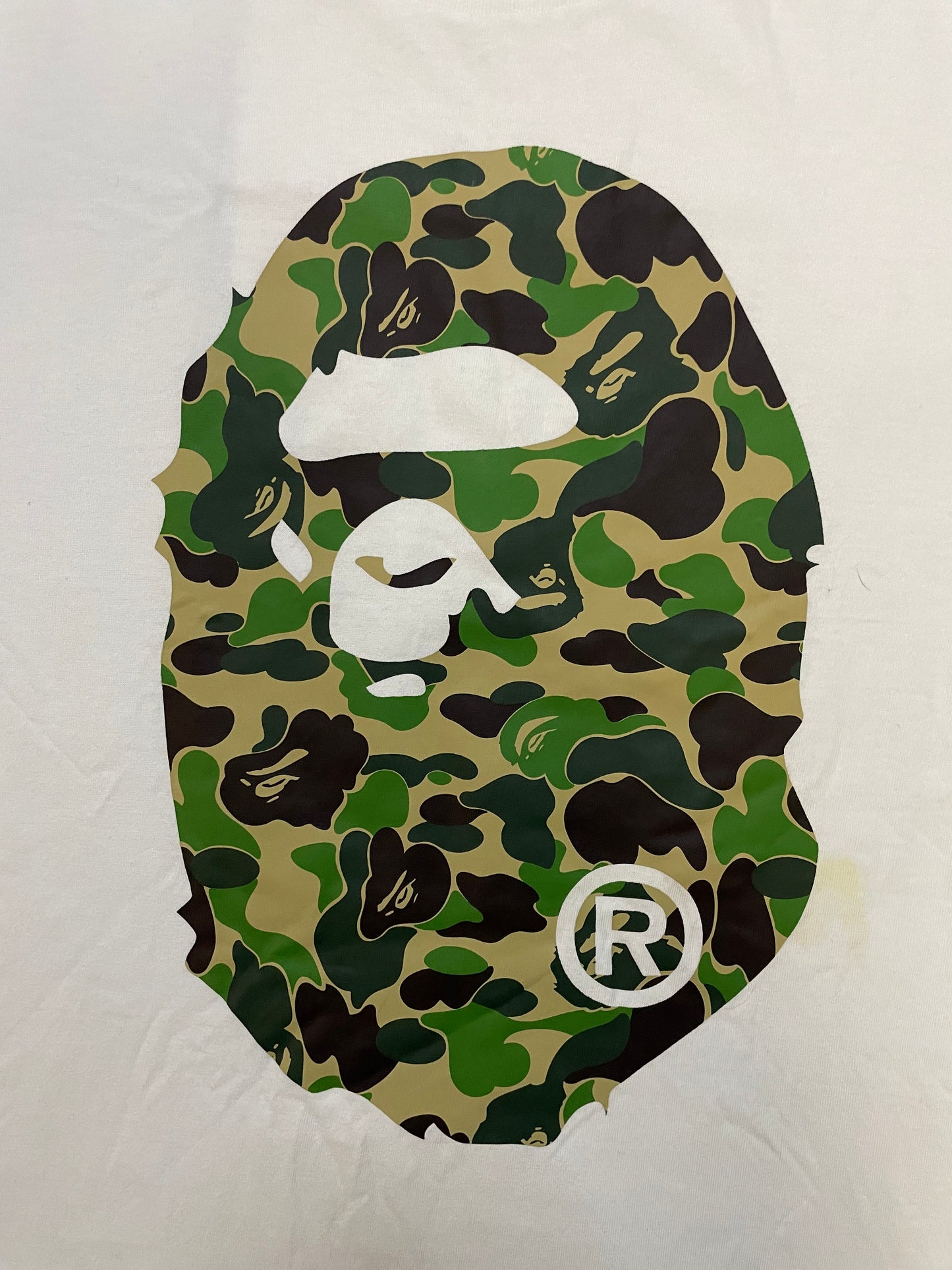 Bape abc camo big ape head tee