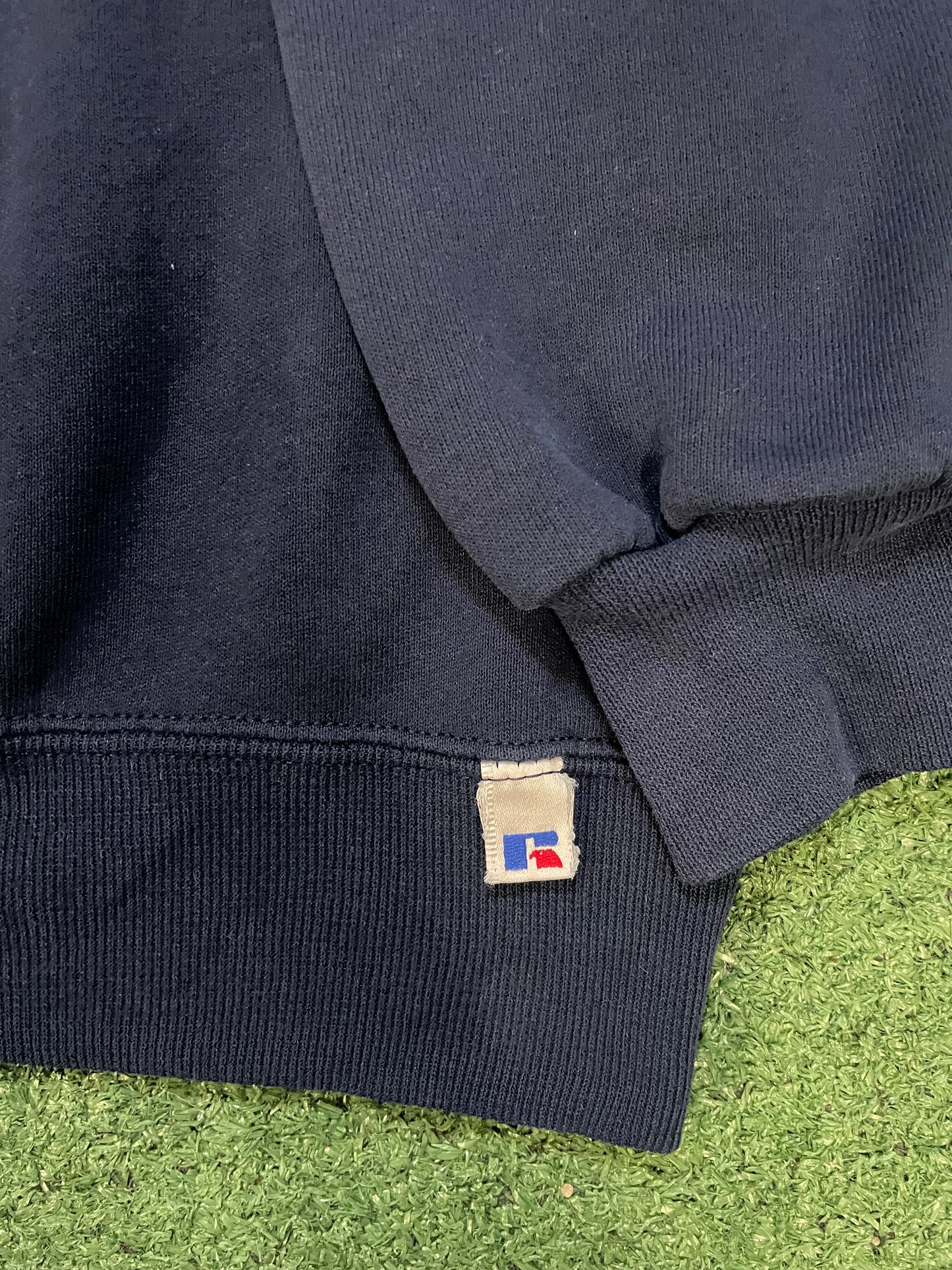 Vintage 1990s WSU Washington state university navy and grey embroidered crewneck
