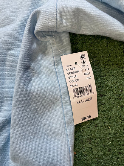 Sporting League baby blue embroidered zip up jacket