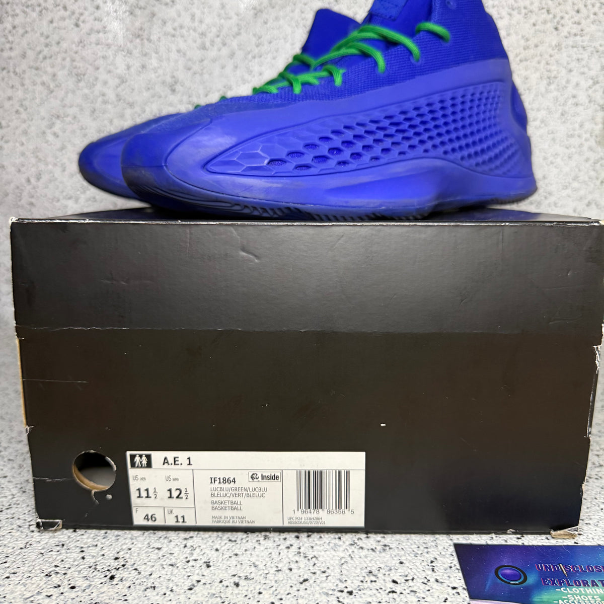 Adidas AE 1 Velocity Blue 11 Men “Preowned”
