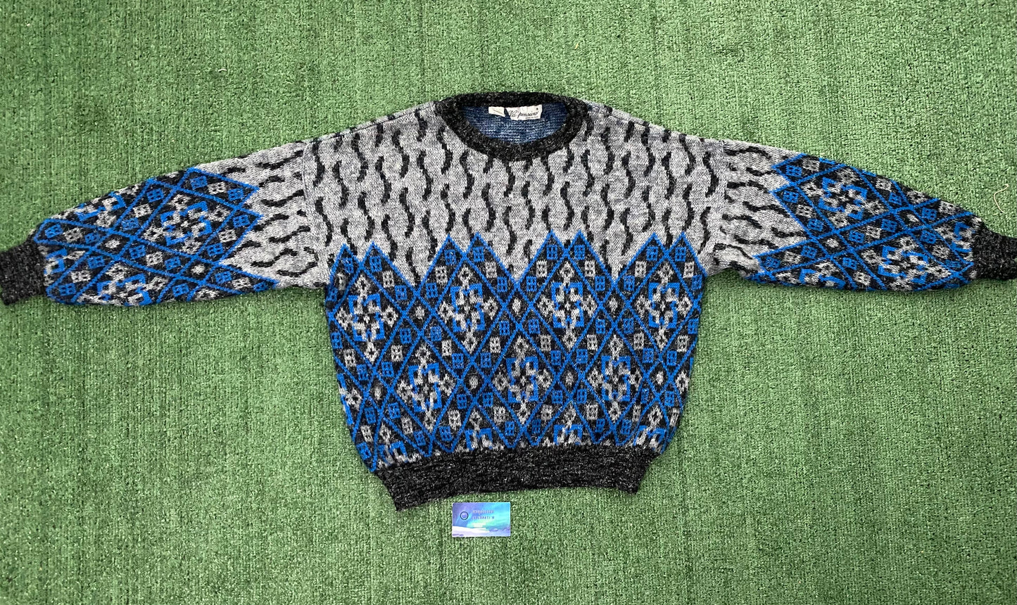 Vintage Knitted Mohair Crewneck