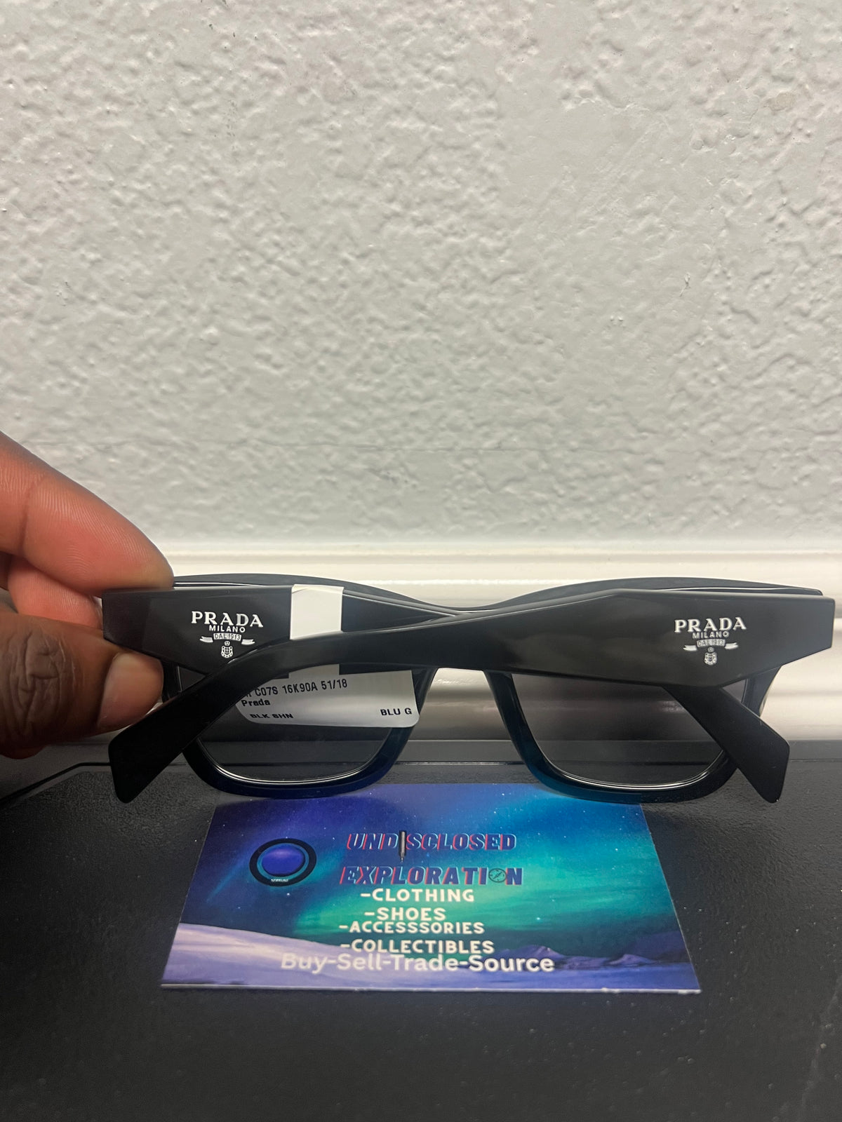 Prada black square SPRC07 Glasses