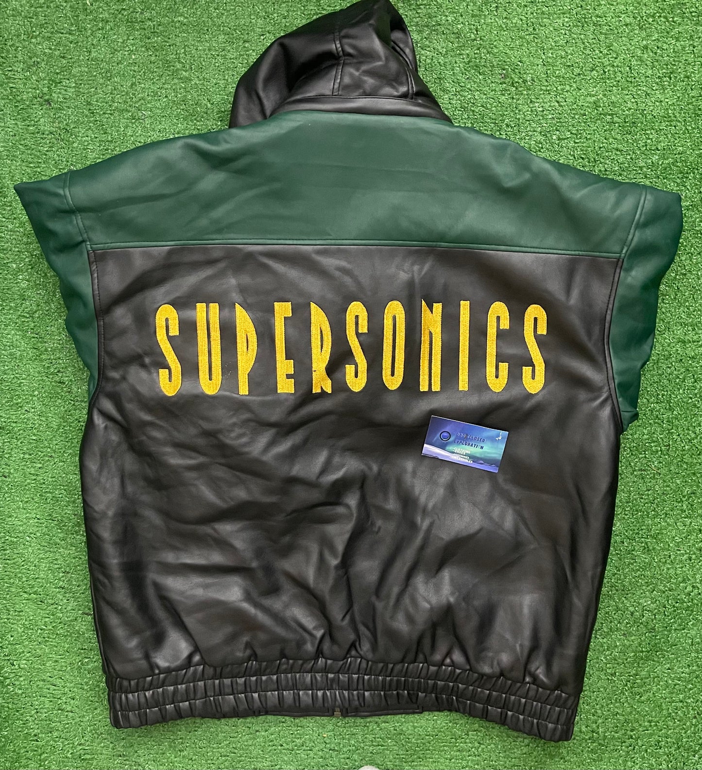 Vintage Seattle SuperSonics Leather Jacket