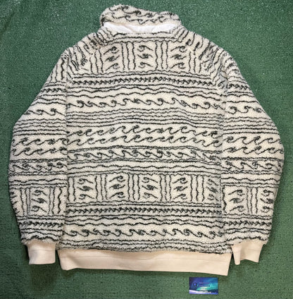 Wellen abstract fleece jacket