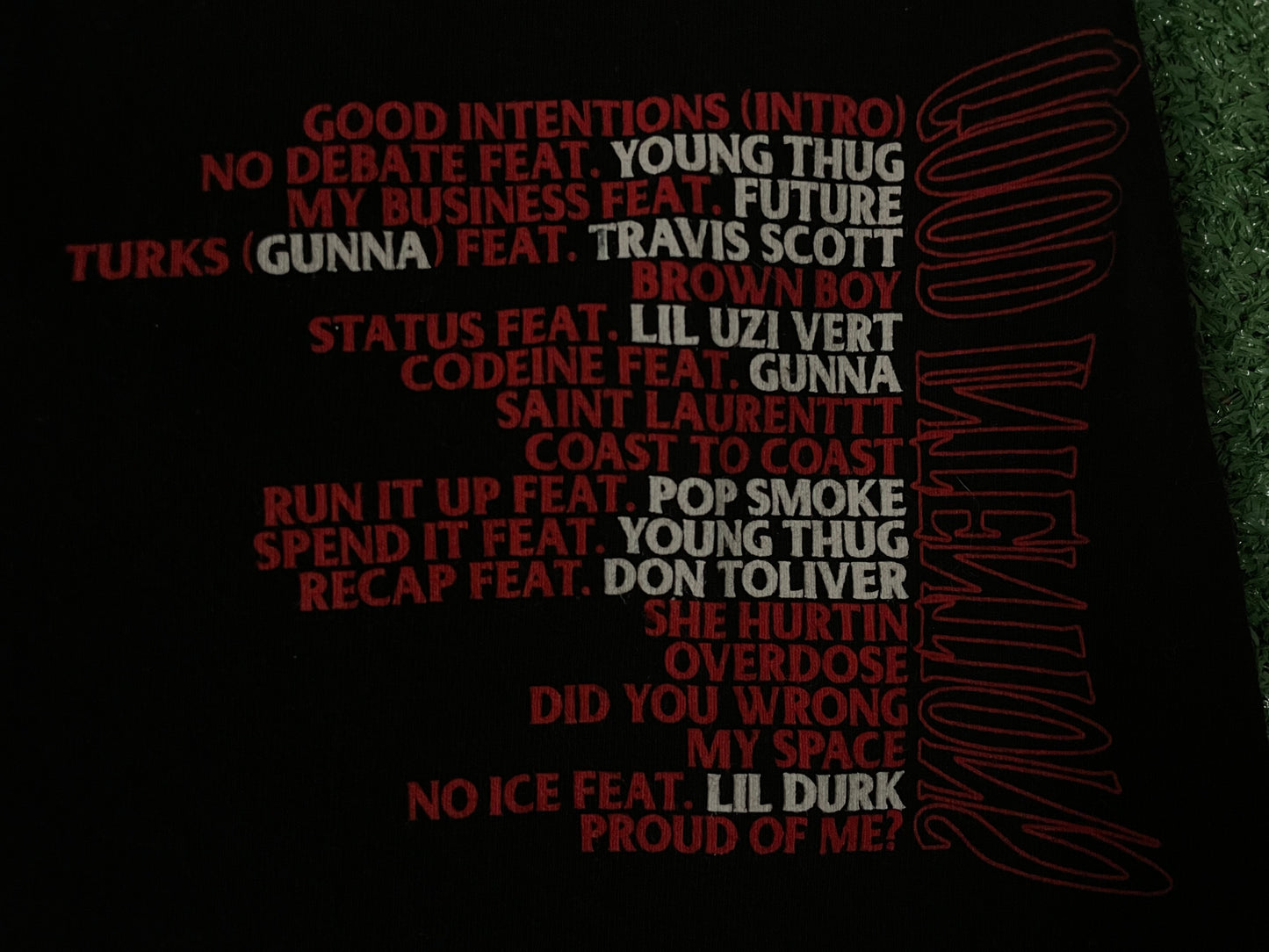 NAV Good Intentions vlone tee