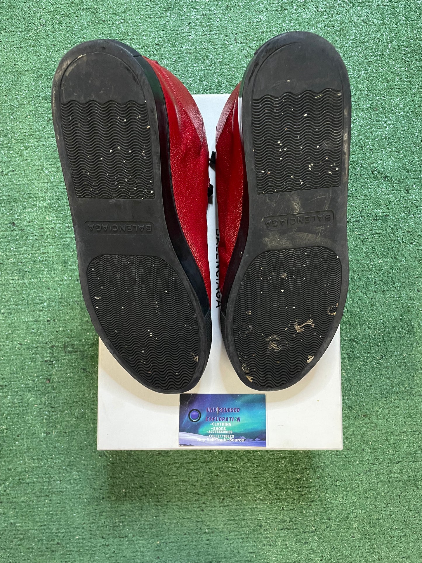 Balenciaga arena black and red size 10men/11.5women(EU 43)