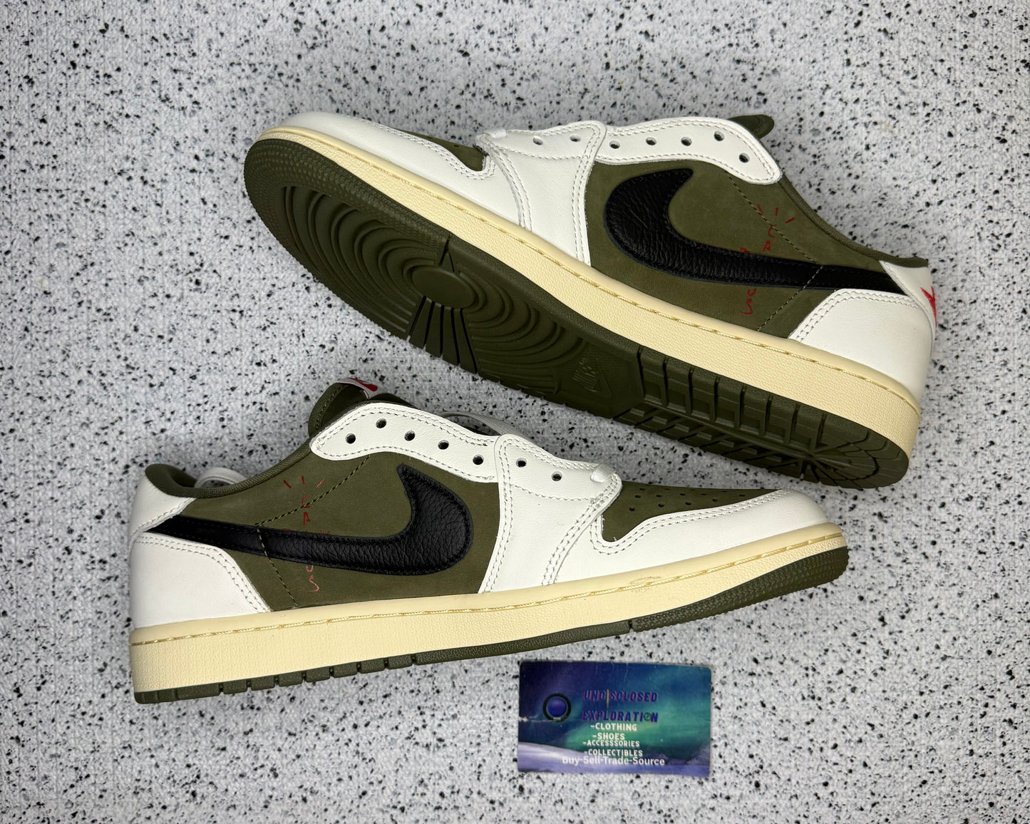Jordan 1 Low Travis Scott Medium Olive