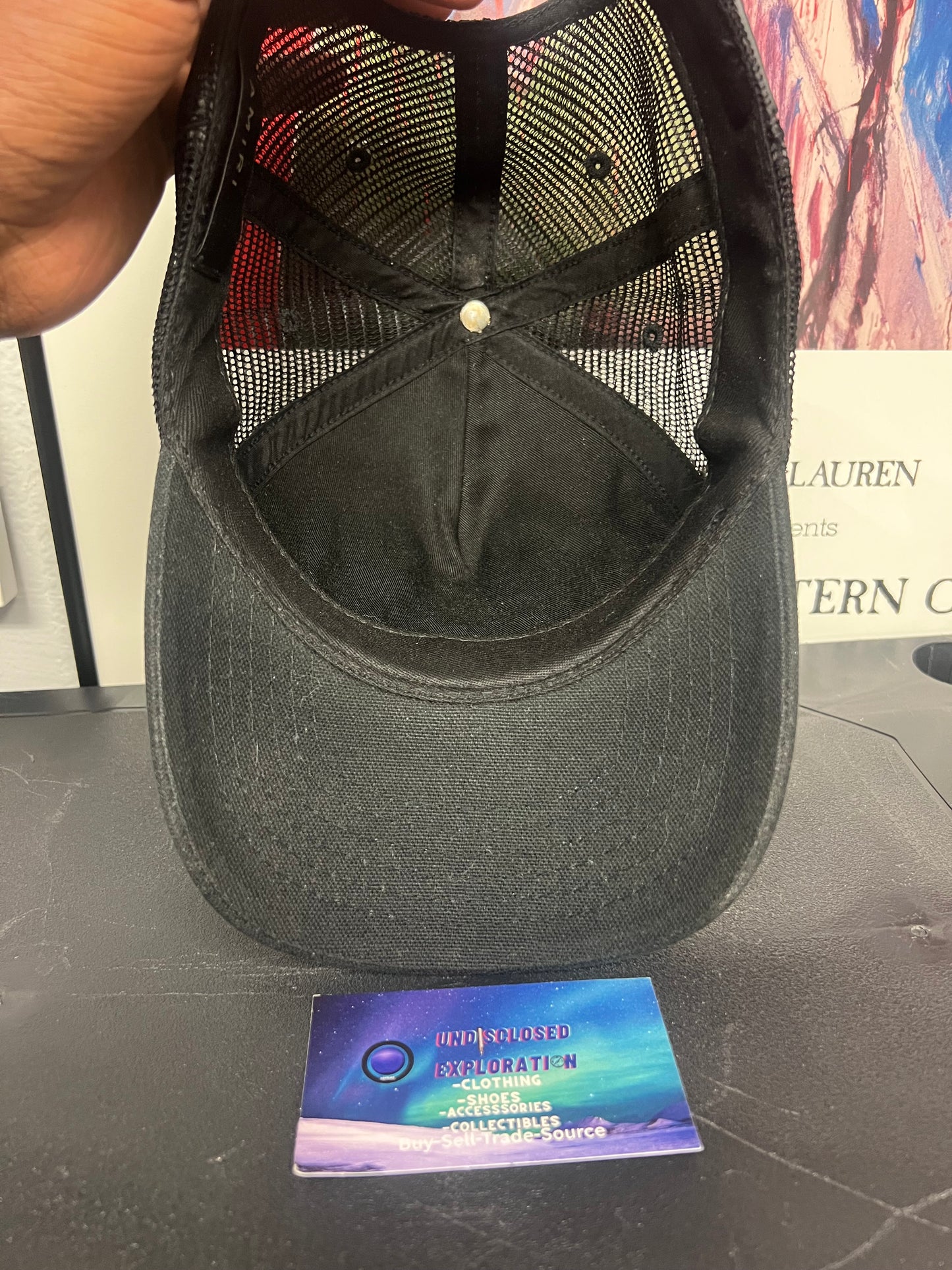 Amiri black varsity  hat