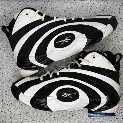 Reebok Shaqnosis Black White 10.5 Men “Preowned”