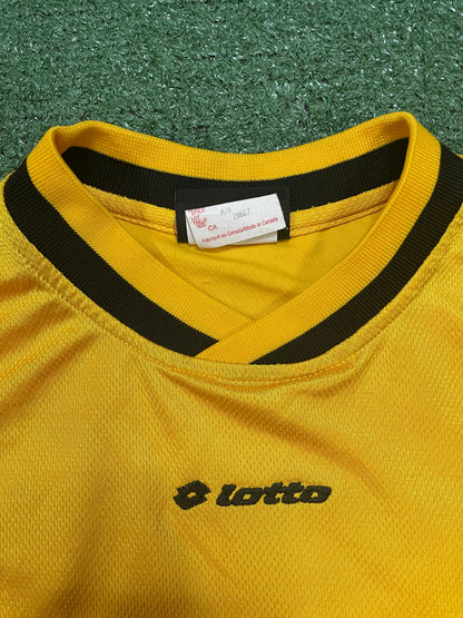 Vintage 1990s lotto black and yellow #69 jersey