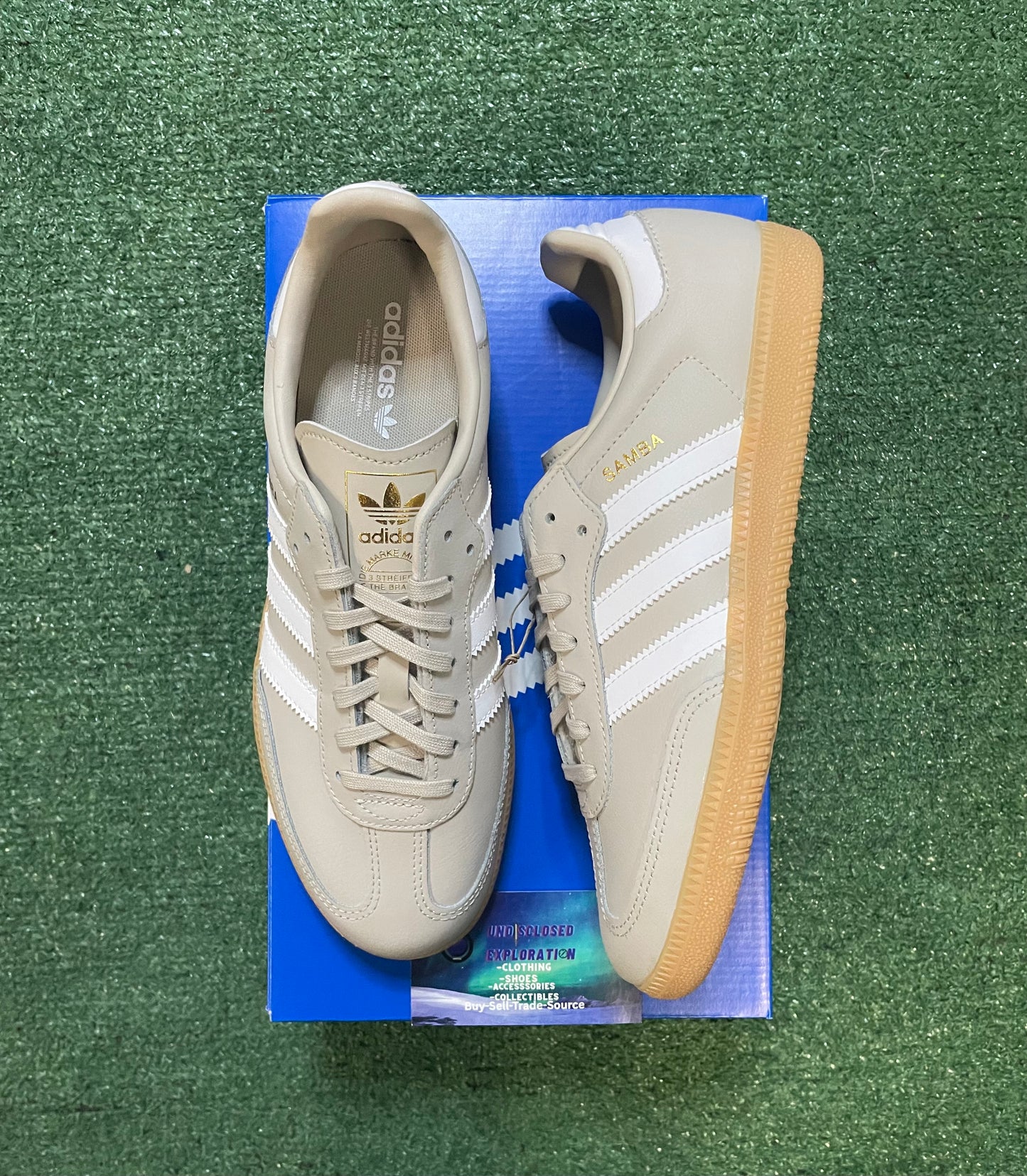Adidas Samba OG beige cloud white gum