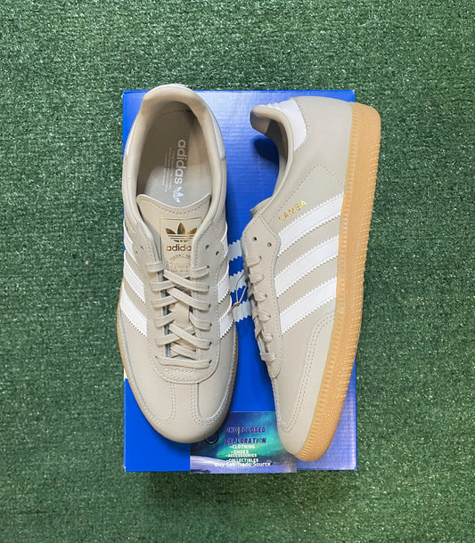 Adidas Samba OG beige cloud white gum
