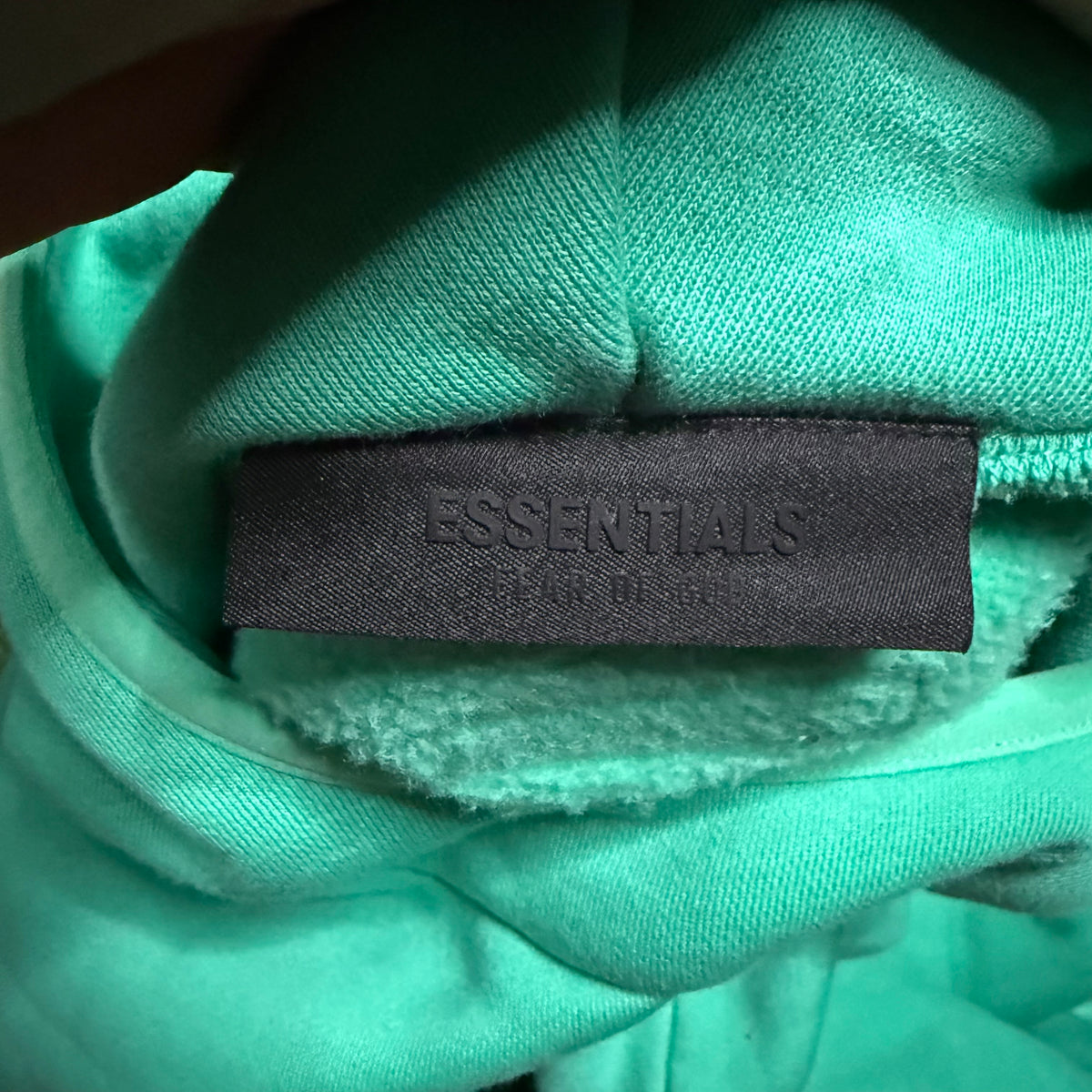 Fear of God Essentials Mint Green Hoodie