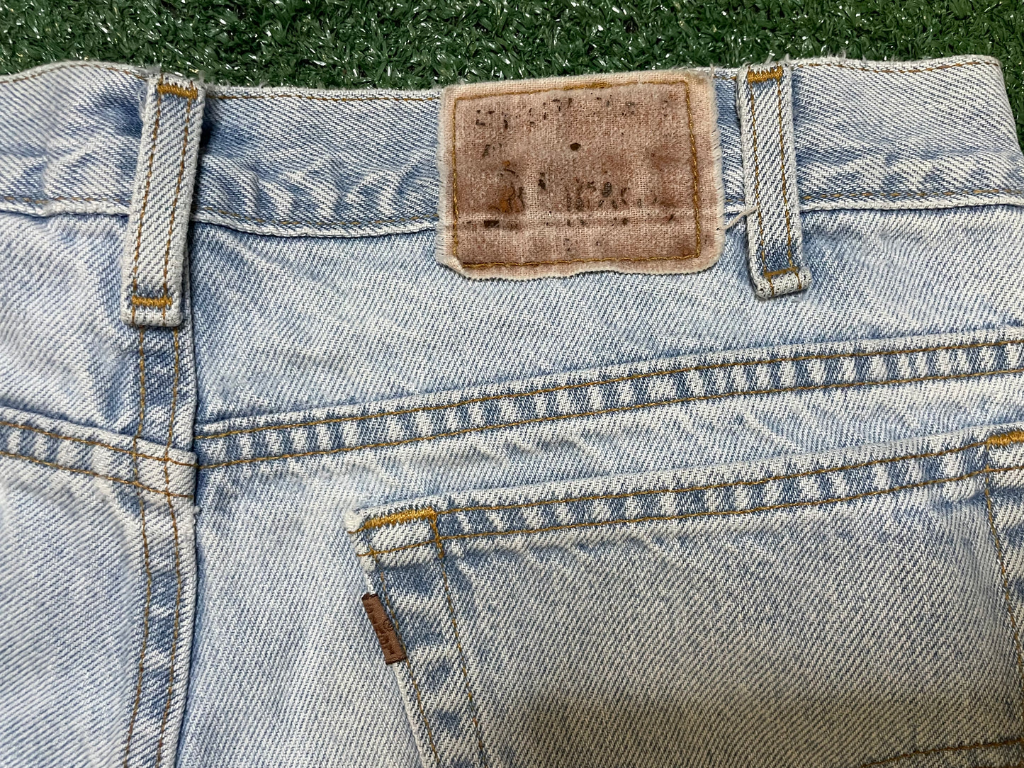 Vintage 1990s Levi’s light wash Orange tab jeans