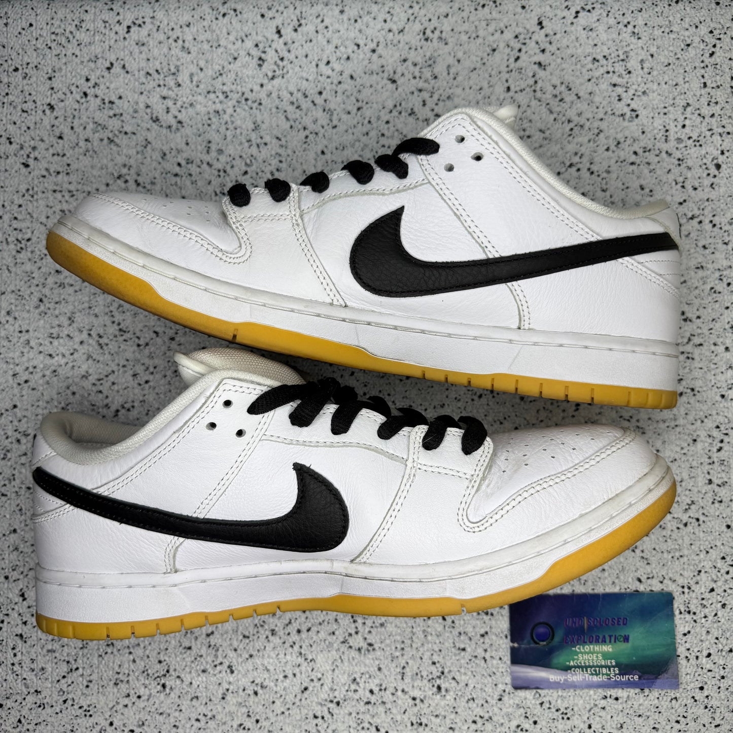 Nike Dunk SB White Gum 11 Men/12.5 Women “Preowned”