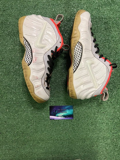 Nike air foamposite pro pure platinum size 10men/11.5women
