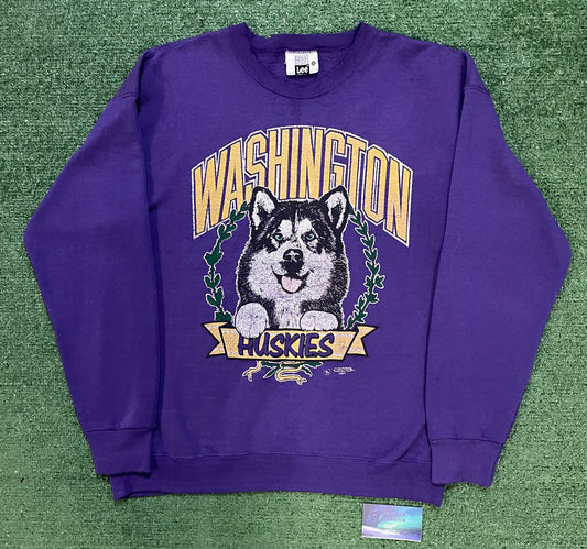 Vintage 1990s UW University of Washington huskies crewneck