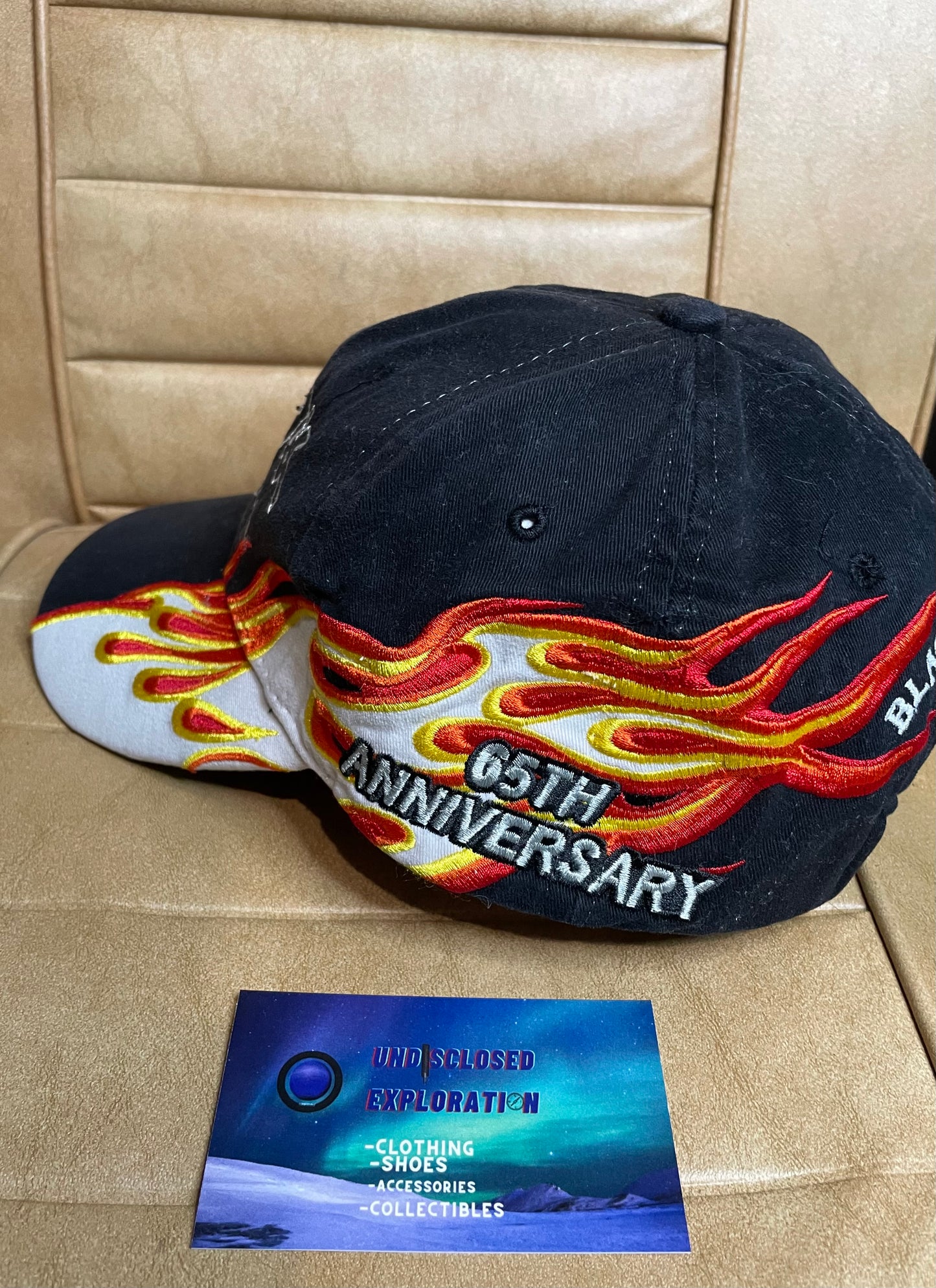 Vintage Harley Davidson Sturgis flames hat