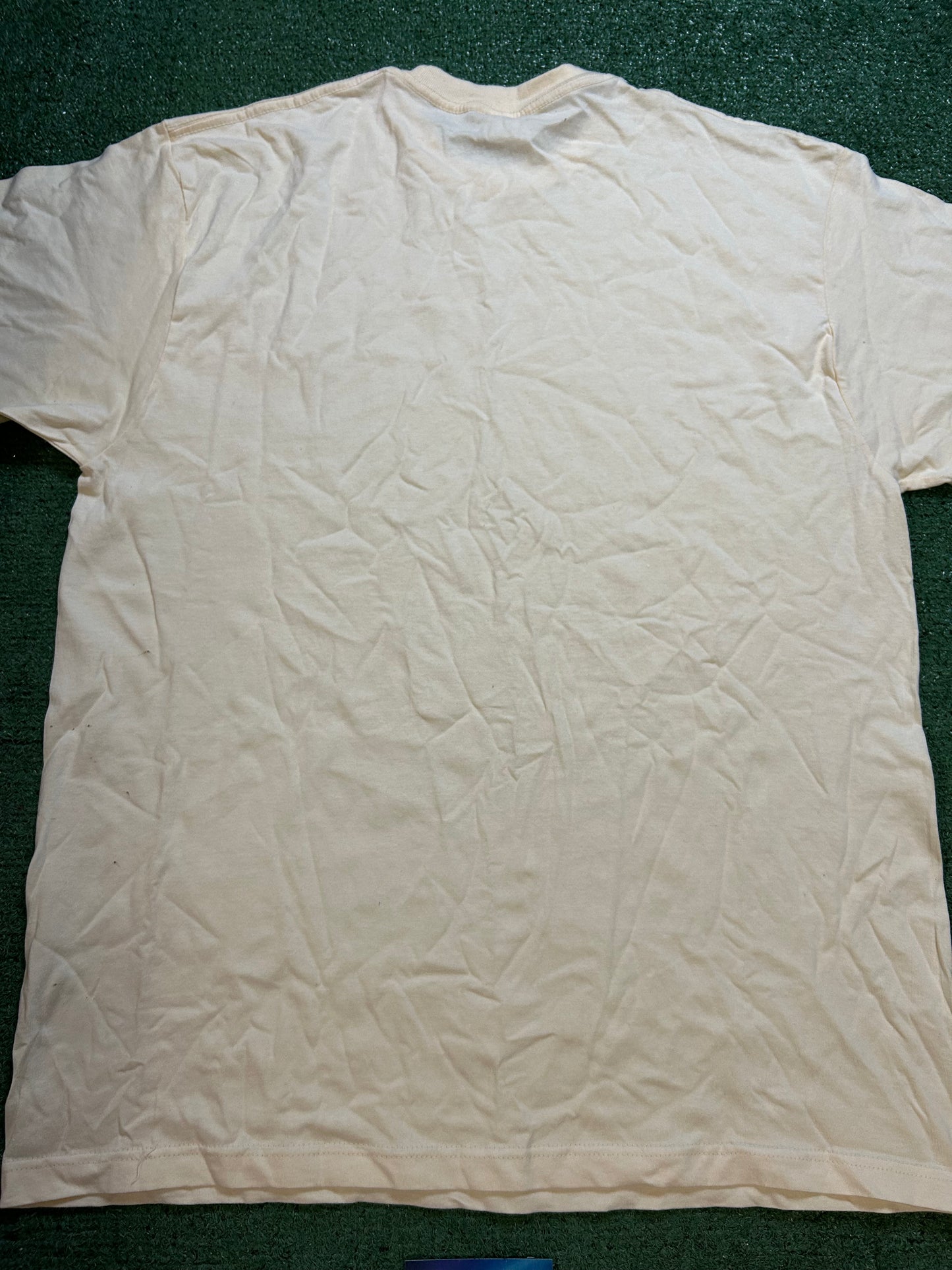 Pale yellow blank tee