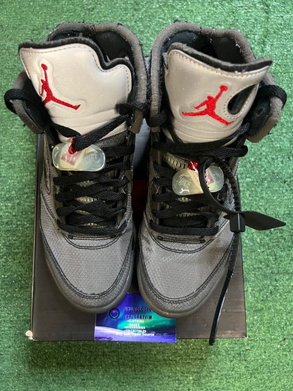 Jordan 5 X off white muslin size 8men/9.5women