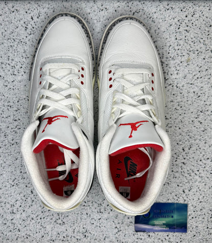 Jordan 3 White Cement 10 Men/11.5 Women “Preowned”