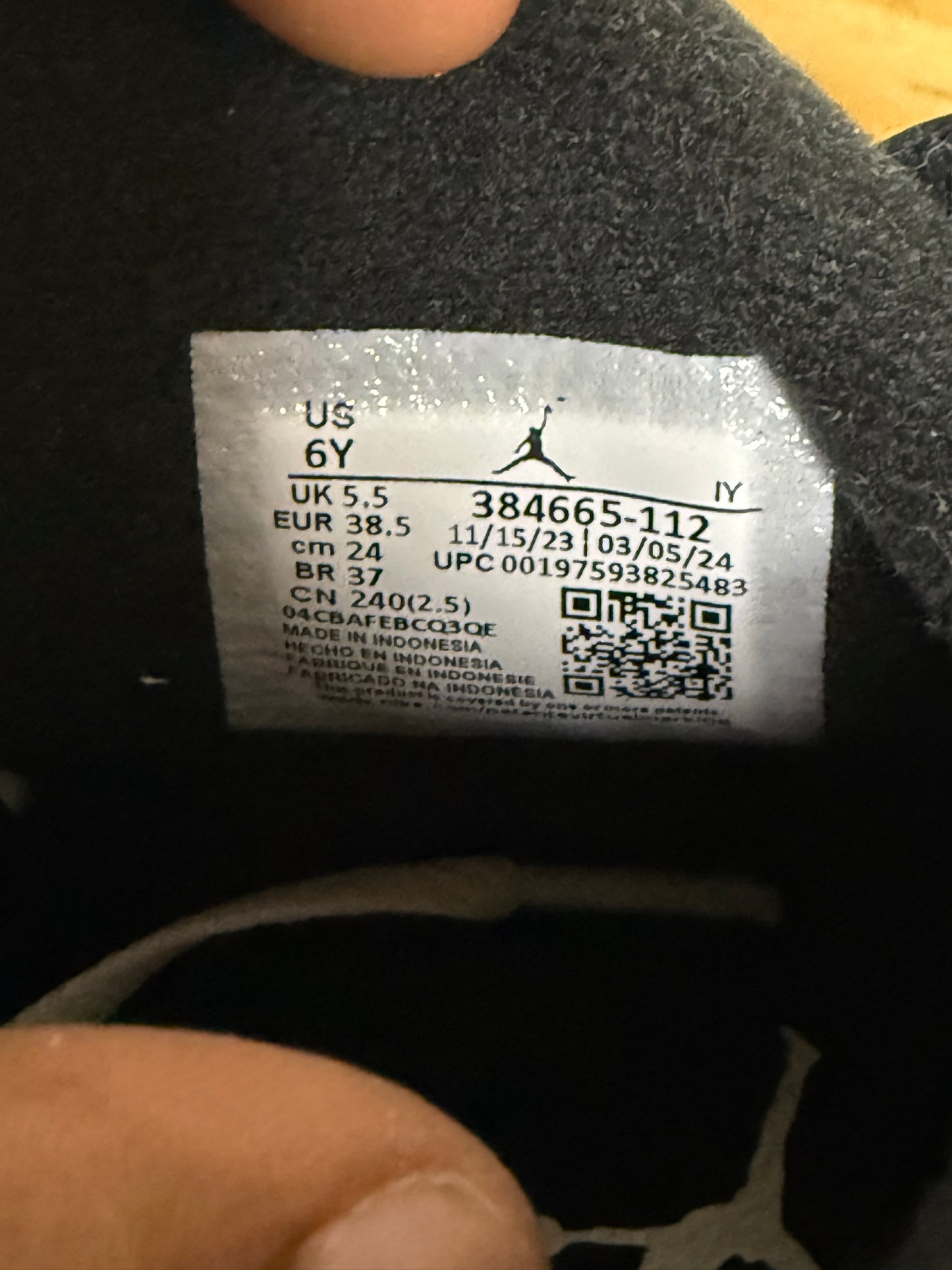 Jordan 6 Oreo