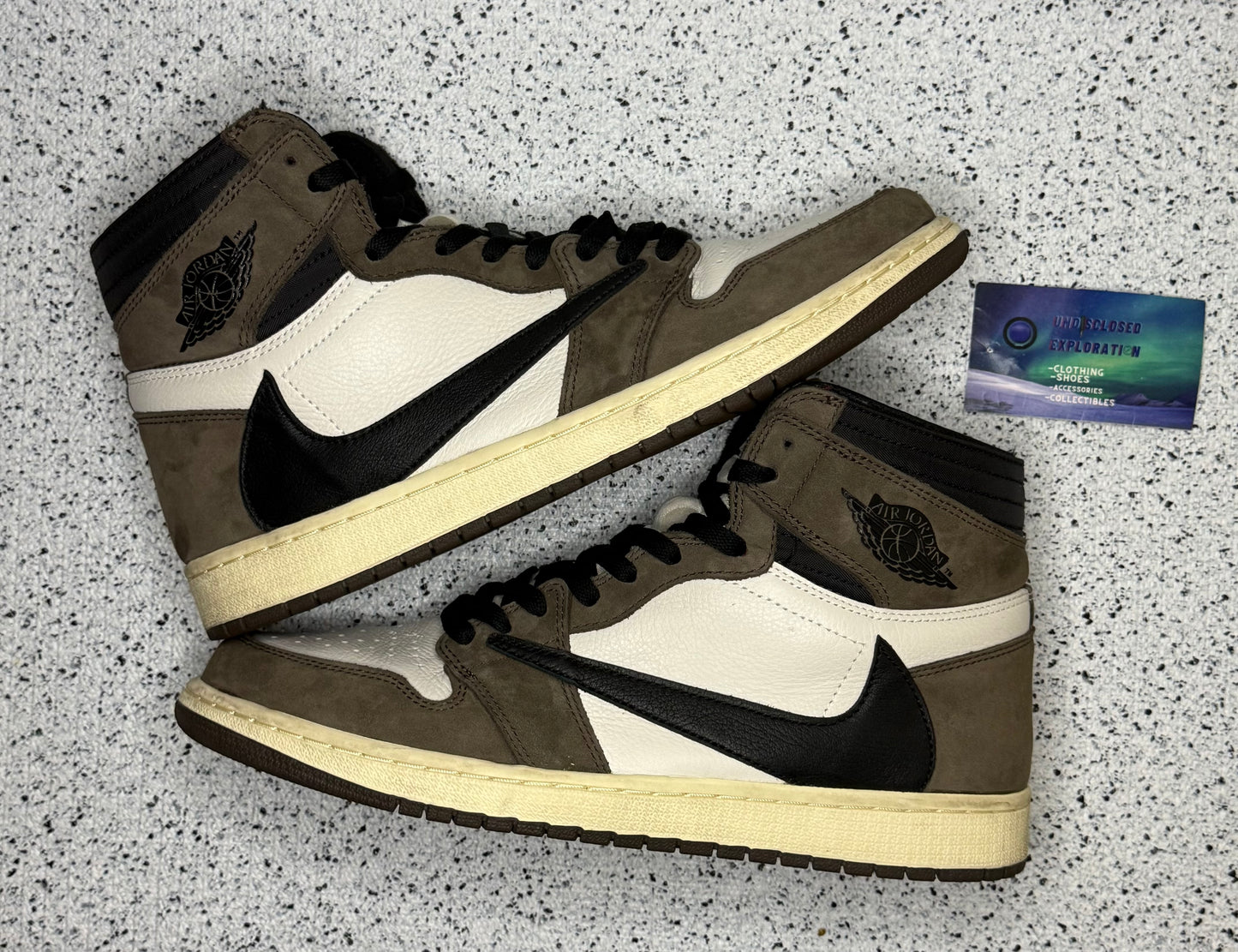 Jordan 1 High Travis Scott Mocha 11.5 Men/13 Women “Preowned”