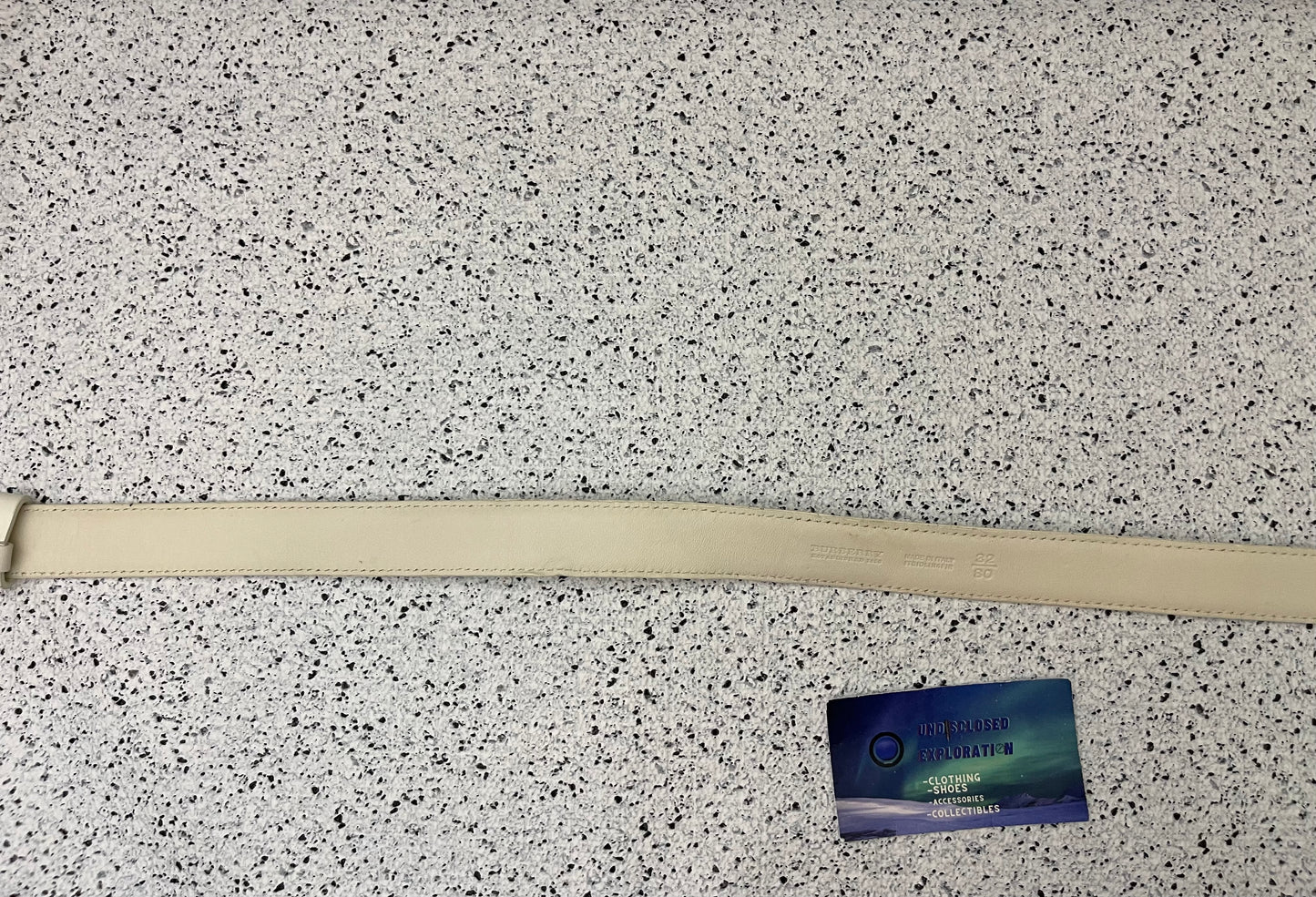 Burberry White Belt
