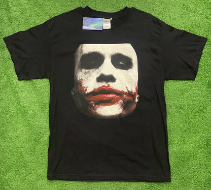 Vintage Y2K The Dark Knight Movie Joker 2008 Shirt Large