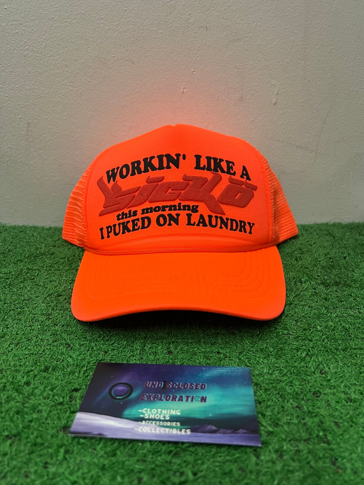 Sicko laundry neon orange hat