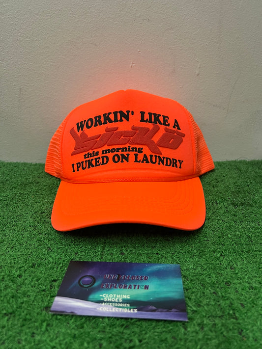 Sicko laundry neon orange hat