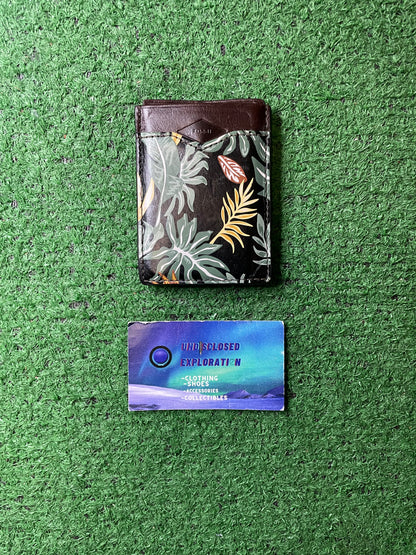 Mykel Front Pocket Wallet Fossil Brown Money Clip Men Slim Front Pocket Wallet