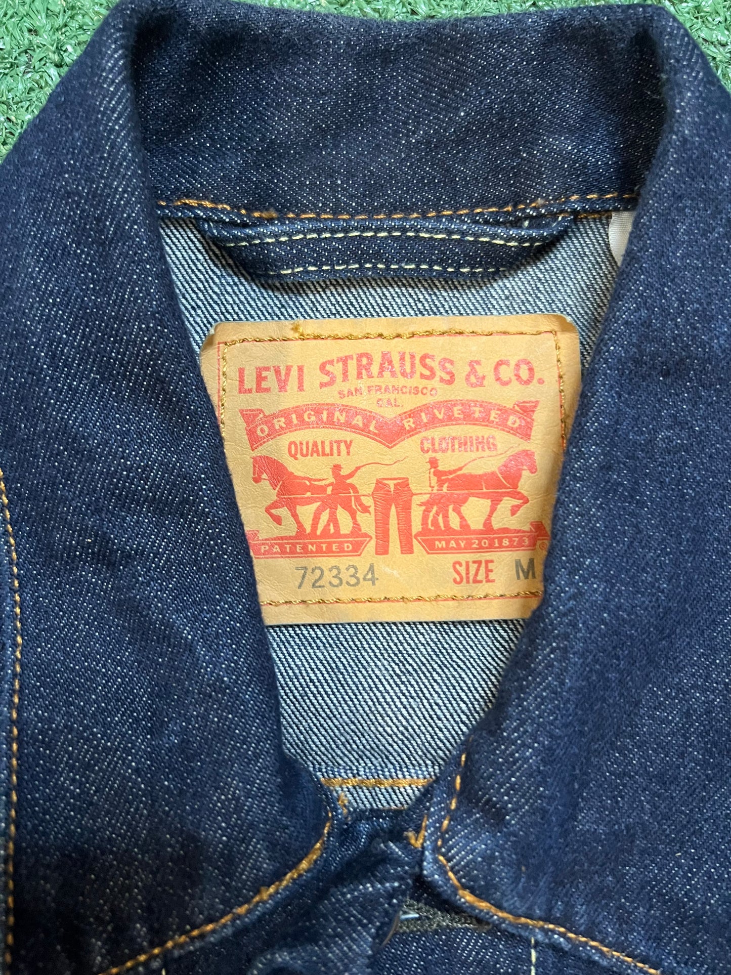 Levi dark wash Jean jacket