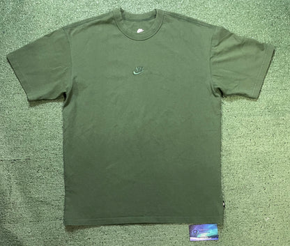 Nike green embroidered tee