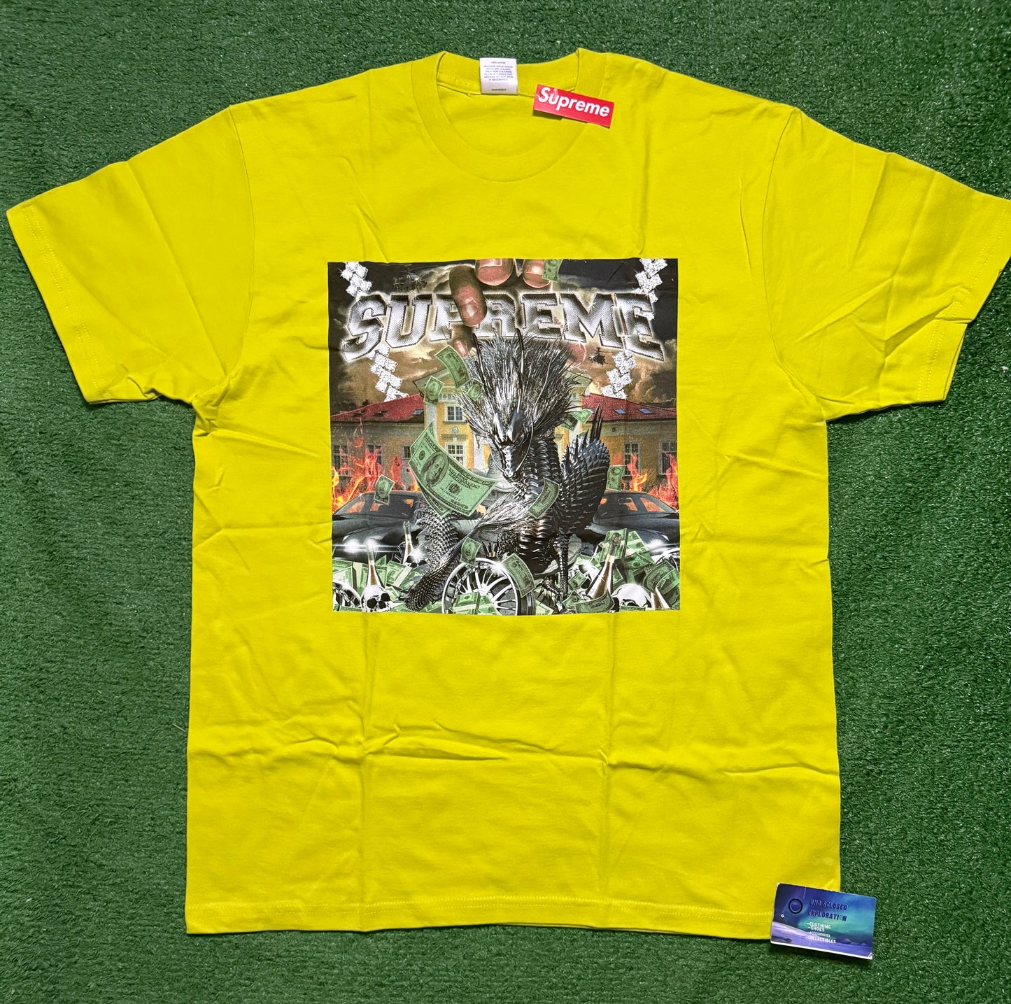 Supreme Dragon Tee Sulfur
