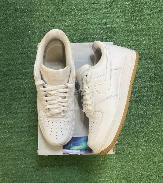 Nike Air Force 1 low white gum size 11men/12.5women