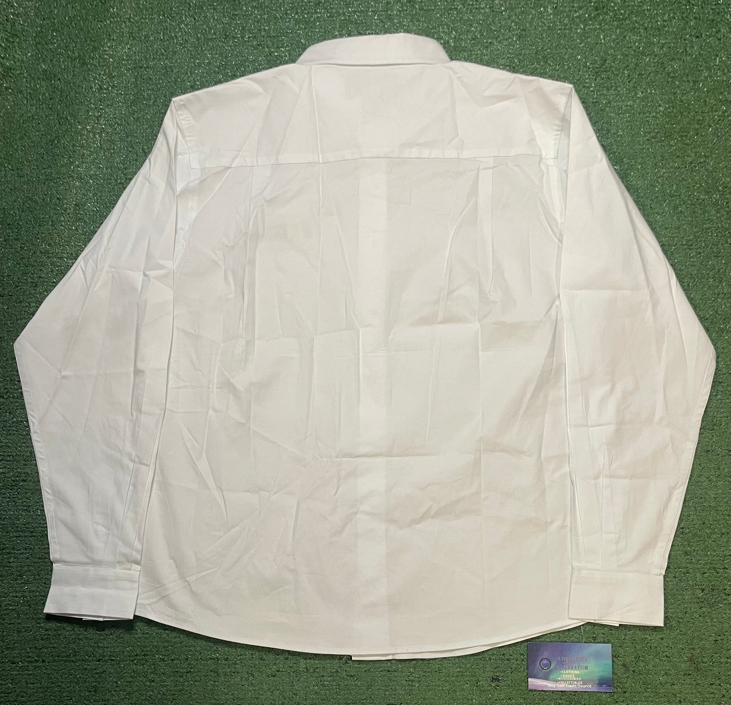 Vintage Microsoft Windows mobile white button up