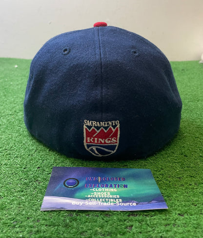 Sacramento Kings NBA blue and red new era fitted hat