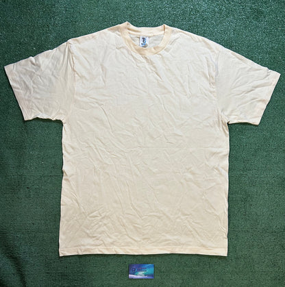 Pale yellow blank tee