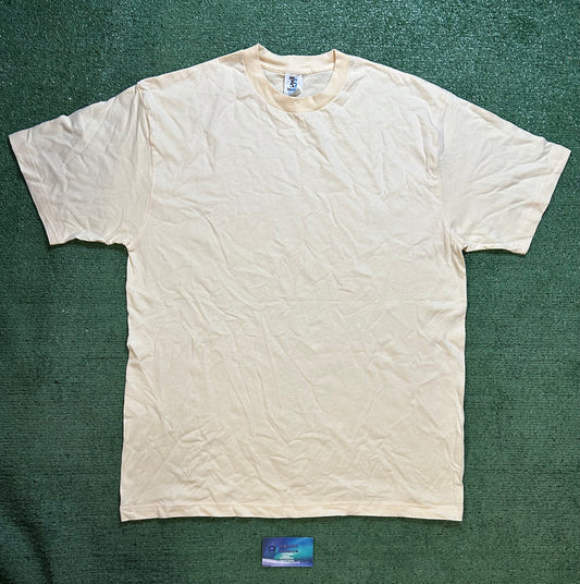 Pale yellow blank tee