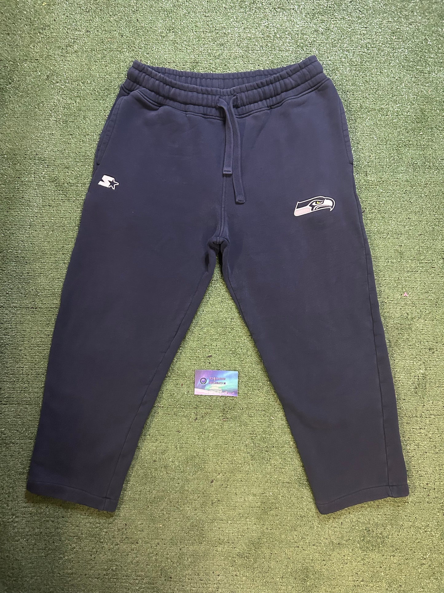 Seattle Seahawks starter navy sweatpants