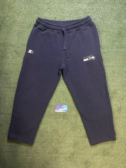 Seattle Seahawks starter navy sweatpants
