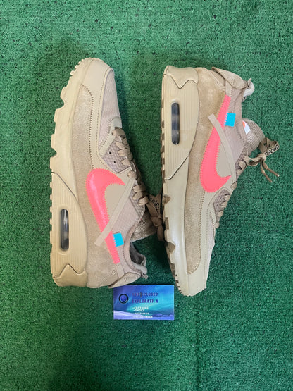 Nike off white air max 90 dessert ore size 10.5men/12women