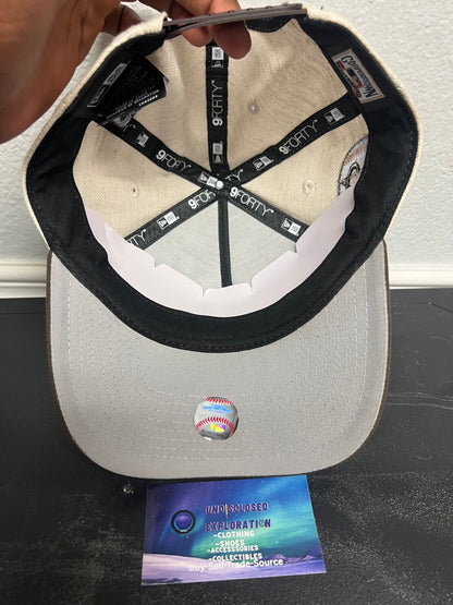 LA Angels halo neutral hemp brown and cream hat