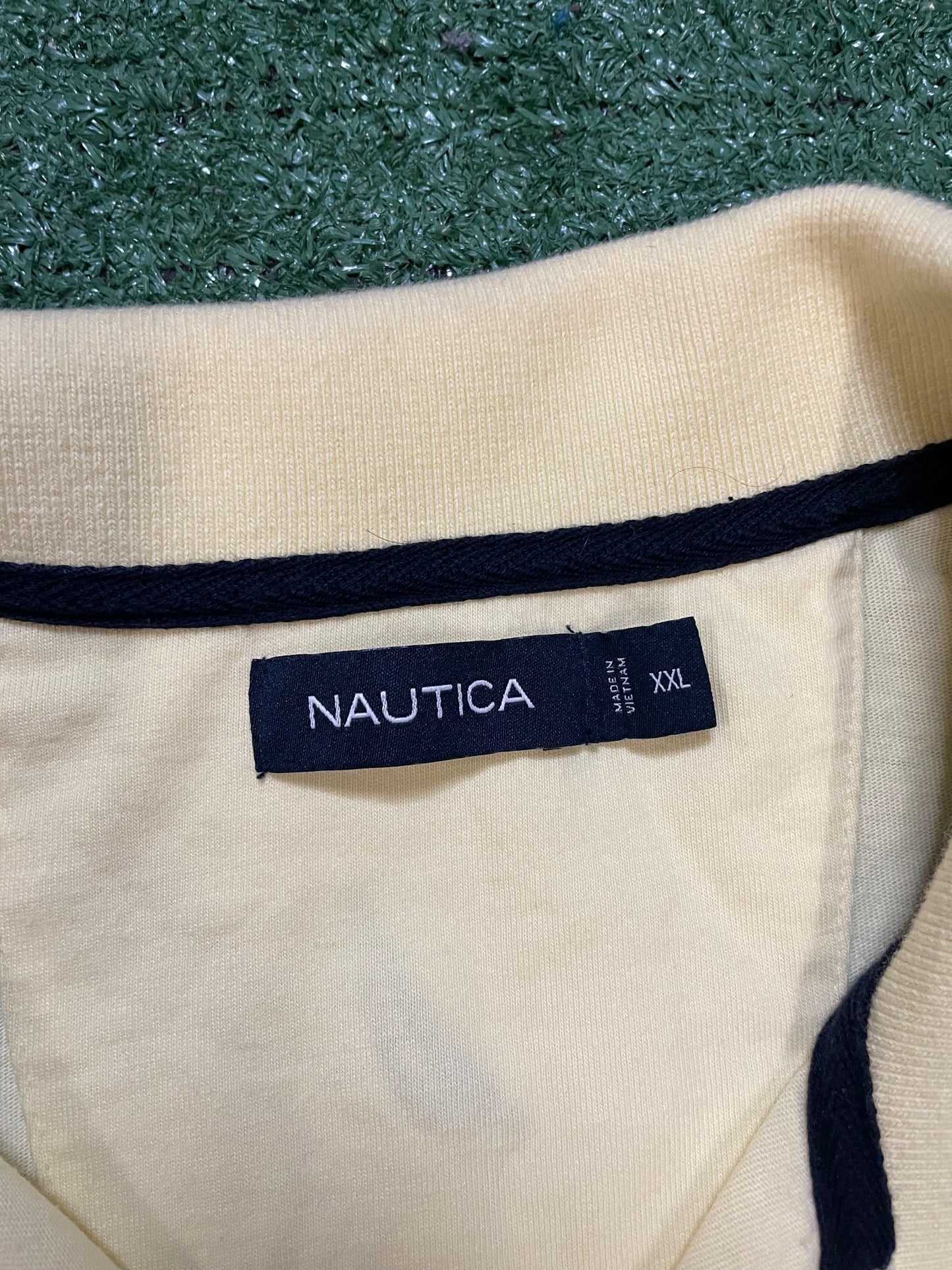 Nautica yellow sailing polo