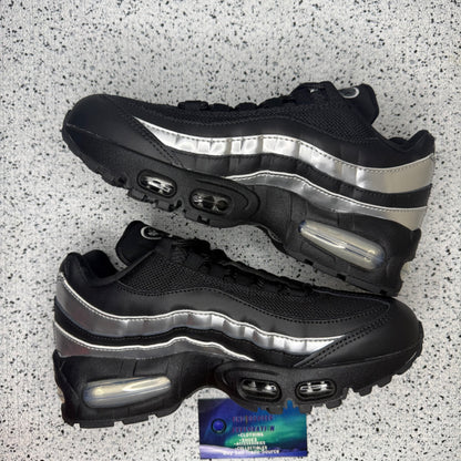 Nike Air Max 95 Big Bubble Black Metallic Silver